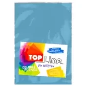 Imagen de Fomi top line liso 1/8 azul cielo x 10