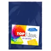 Imagen de Fomi top line liso 1/8 azul marino x 10