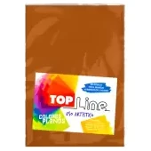 Imagen de Fomi top line liso 1/8 naranja x 10