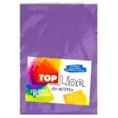 Imagen de Fomi top line escarchado 1/8 lila x 10