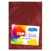 Fomi top line escarchado 1/8 rojo x 10