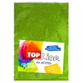 Imagen de Fomi top line escarchado 1/8 verde limón x 10