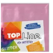 Imagen de Fomi top line escarchado 4 cartas rosado x 10