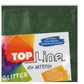 Imagen de Fomi top line escarchado 4 cartas verde x 10
