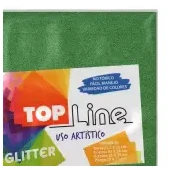 Imagen de Fomi top line escarchado 4 cartas verde claro x 10