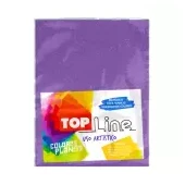Fomi top line escarchado carta lila x 10