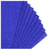 Imagen de Fomi top line escarchado pliego azul rey x 10
