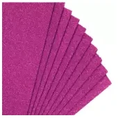 Imagen de Fomi top line escarchado pliego fucsia x 10