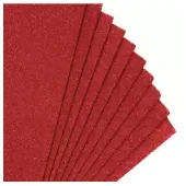 Imagen de Fomi top line escarchado pliego rojo x 10