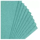 Imagen de Fomi top line escarchado pliego turquesa x 10