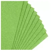 Imagen de Fomi top line escarchado pliego verde limón x 10