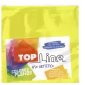 Imagen de Fomi top line liso 4 cartas amarillo mango x 10