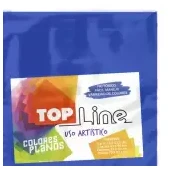 Imagen de Fomi top line liso 4 cartas azul rey x 10
