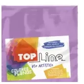 Imagen de Fomi top line liso 4 cartas lila x 10