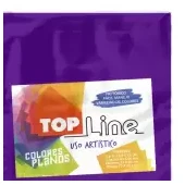 Imagen de Fomi top line liso 4 cartas morado x 10