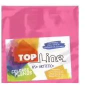 Imagen de Fomi top line liso 4 cartas rosado x 10