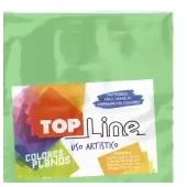 Imagen de Fomi top line liso 4 cartas verde pistacho x 10
