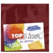 Fomi top line liso 4 cartas vino x 10