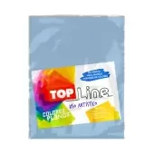 Imagen de Fomi top line liso carta azul pastel x 10