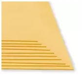 Imagen de Fomi top line liso pliego amarillo oro x 10