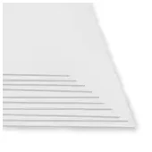 Fomi top line liso pliego blanco x 10