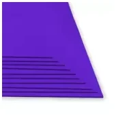 Imagen de Fomi top line liso pliego morado x 10