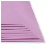 Imagen de Fomi top line liso pliego rosado x 10