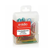 Imagen de Clip triton plastificado x 60