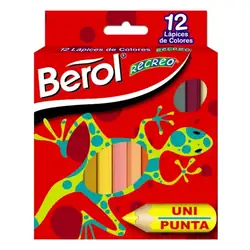 Colores recreo unipunta corto 12 und