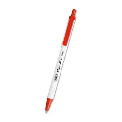 Bolígrafo bic clic stic rojo
