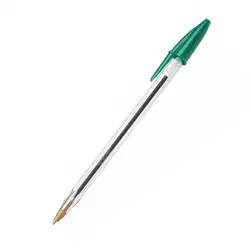 Bolígrafo bic cristal verde