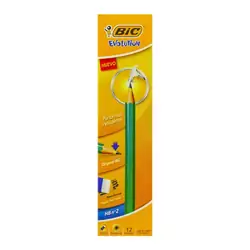 Lápiz bic evolución negro x 12