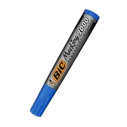 Marcador bic permanente azul