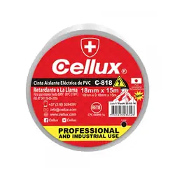 Cinta aislante cellux blanca