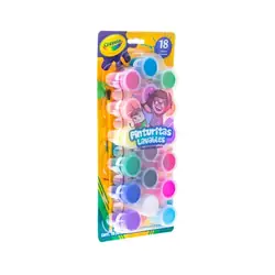 Mini pinturitas lavables crayola x 18