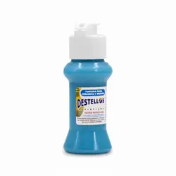 Pintura acrílica destellos 60cc azul bebe