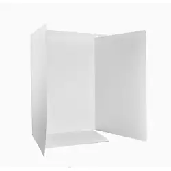 Carpeta 4 aletas oficio blanca