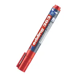 Marcador edding recargable borrable 363 rojo