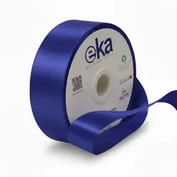 Cinta satinada eka 35mm azul eléctrico