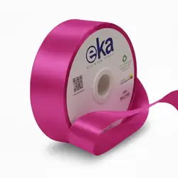 Cinta satinada eka 35mm fucsia oscuro
