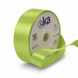 Cinta satinada eka 35mm verde cítrico