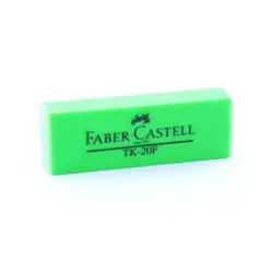 Borrador faber castell fluorescente tk-20f verde
