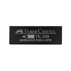 Borrador faber castell negro tk-20b