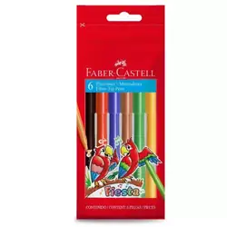 Plumón faber castell fiesta x 6