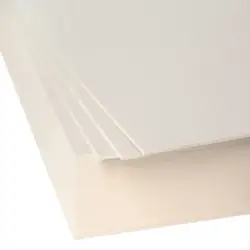 Cartón paja 1/8 crema x 25