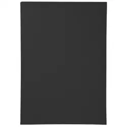 Cartón paja 1/8 negro