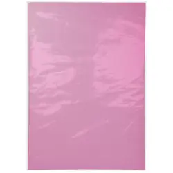 Cartón paja 1/8 rosado 10 und