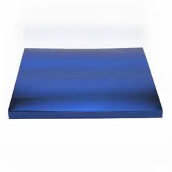 Cartulina metalizada 1/8 azul 10 und