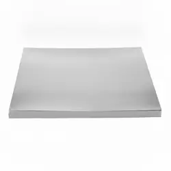Cartulina metalizada 1/8 plateada x 10
