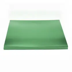 Cartulina metalizada 1/8 verde x 10
